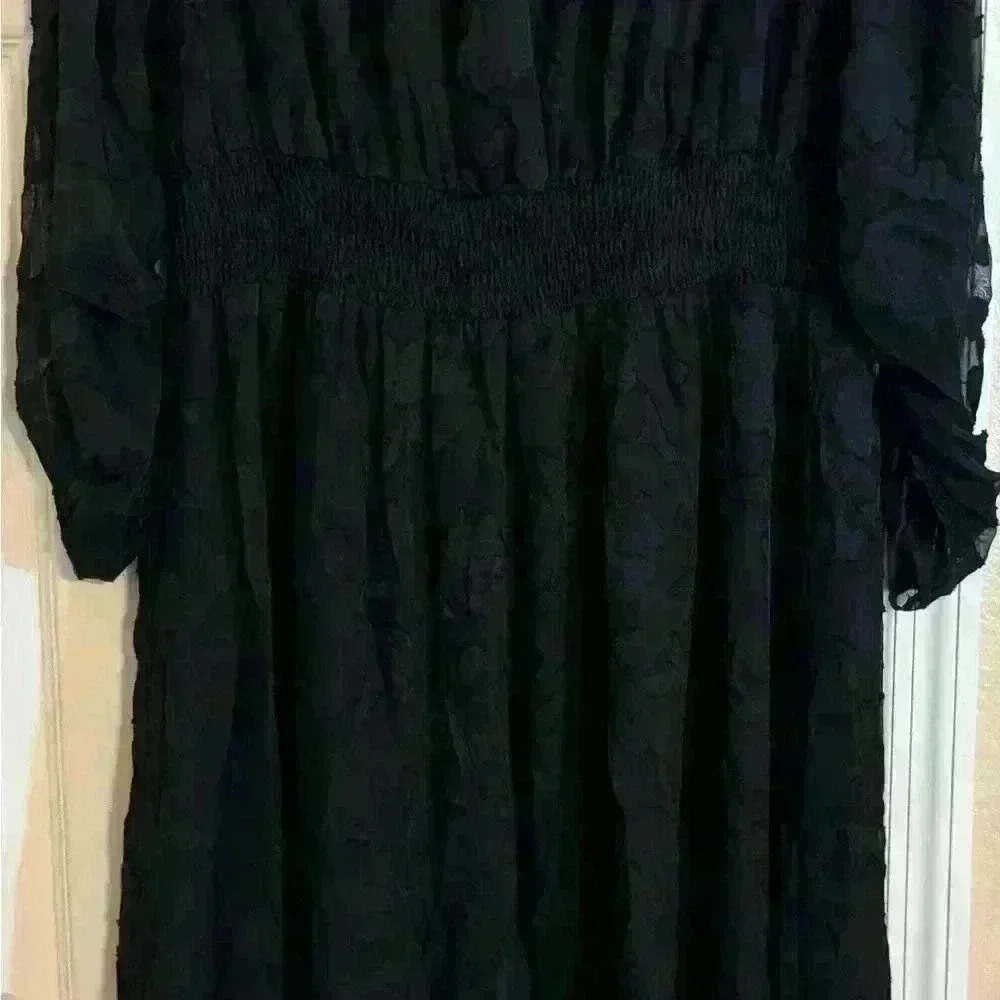 City Chic Black Lace Maxi Dress - Picture 4 of 6